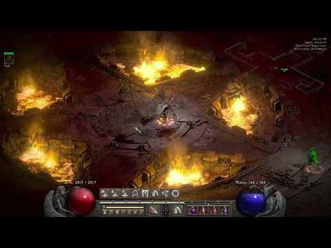 Diablo 2 Resurrected Hardcore Classic Ladder Gameplay | Chaos Sanctuary, Andariel (NM + Hell)