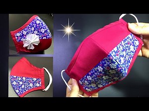 3-layer breathable mask, very nice, fits the face, do not touch the nose and mouth, Tutorial slowly.