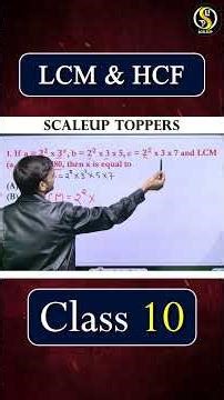 LCM & HCF 😱 10th Maths Board Trick! 🔥 #class10maths #lcm #hcf #shorts