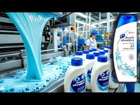 How SHAMPOO is Made in Factory 🚿 | SHAMPOO Factory Process