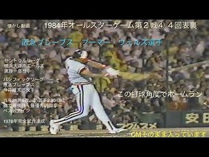 懐かし動画 1984年オールスターゲーム第２戦④４回表裏
