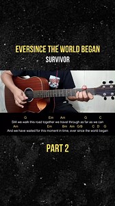 Eversince The World Began - Survivor | Guitar Tutorial part 2 | Boss Biong