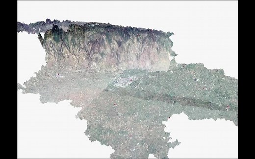 基于arcscene的3d地形图