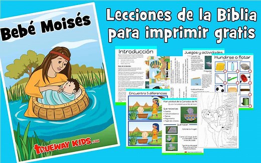 Bebé Moisés - lección de la biblia para niños - Trueway Kids