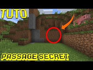 TUTO PASSAGE SECRET 2X1 | Minecraft