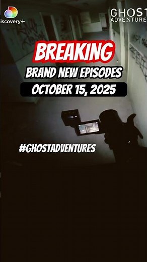 🚨 BRAND NEW EPISODES ANNOUNCED! #GhostAdventured