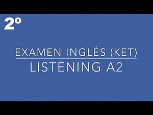 Listening A2 - 2º TEST | English Listening A1