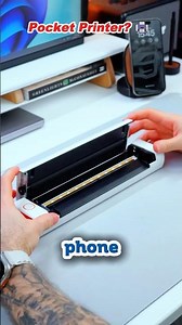 Never Buy Ink Again! 🚫🖨️ The Ultimate Mini Printer | Credit:@vladteplin/TT #gadgets #homeoffice