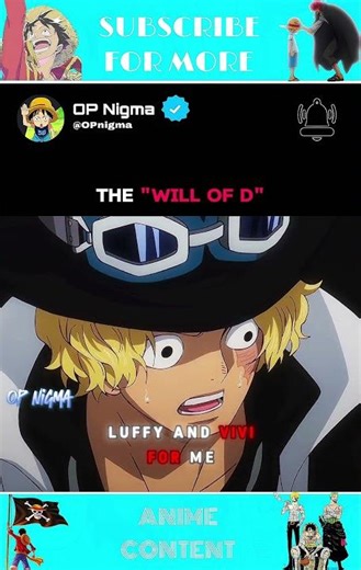 「 WHAT IS THE "WILL OF D" 」 #onepiece #luffy