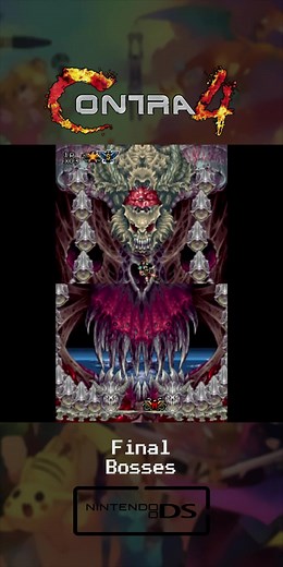 Contra 4 Final Bosses No Damage | Nintendo DS Gameplay