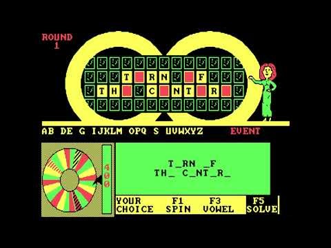 Wheel of Fortune - 1987 - IBM PC / DOSBOX