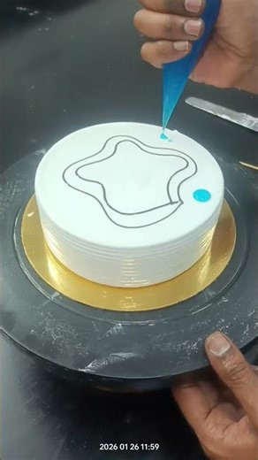 how make to easy cake design #cake #cakedesign #cakedecoration #youtubeshorts #shortsfeed #recipe