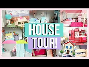 HUGE DOLLHOUSE TOUR! | American Girl Doll House Tour 2016!
