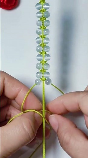 ✨ DIY Beaded Macrame Bracelet | Thread & Bead Bracelet Tutorial ✨