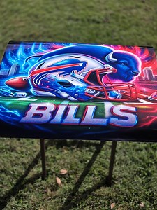 Custom Bills Folding Tv Tray Table, Football Tray, Team Spirt, Gameday, Mancave. - Etsy