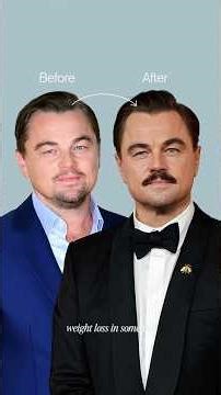 How did DiCaprio shrink his head?