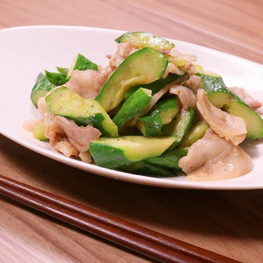 山椒香る！きゅうりと豚肉の中華炒め 作り方・レシピ | クラシル