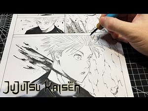 How to Draw Gojo vs Sukuna | Drawing Manga Page I JUJUTSU KAISEN I Speed Drawing Chapter225