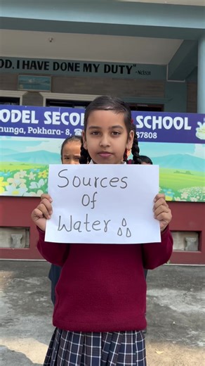 Source of water and uses of water #class1 #student #fyp