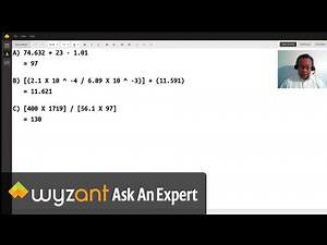 Calculations with significant figures