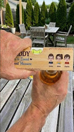 Personalized Wooden Bottle Opener | Gift for Dad & Grandpa