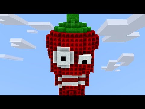 Minecraft vs Zombies | MEGA JALAPENO!! (Explosion!!) | PvZ Land