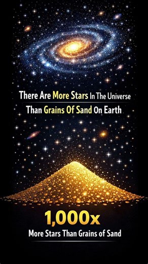There are more stars than grains of sand on Earth!