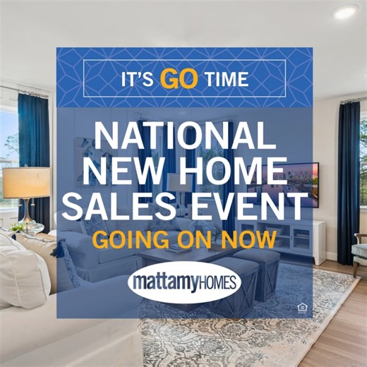 3 comments | Only two weeks left of our National New Homes Sales Event! Receive limited-time incentives that won’t last long. It's Go Time! . . . . . #NationalSalesEvent #ItsGoTime #SpecialSavings #NewHome #MattamyHomes #MyMattamy #HomeSweeetHome #NewConstruction #MattamyDreamHome | Mattamy Homes USA | Facebook