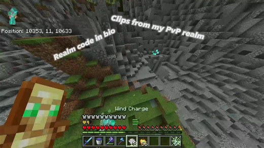 Join my pvp realm#minecraft #bedrock