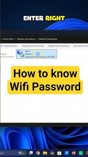How To Know WiFi Connected Password | How To Show WiFi Password In Windows Laptop