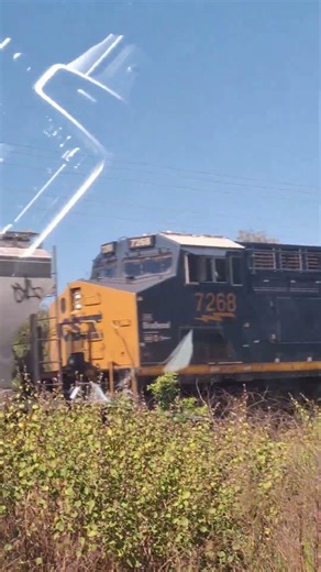 Sped Up Clip Of Csx Train. #shortvideo #railfanning #csxtrains #trainspotting #csxrailroad #csx