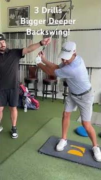 Bigger, Deeper Backswing Drills #golfinstruction #golftips #golf #golftechnique
