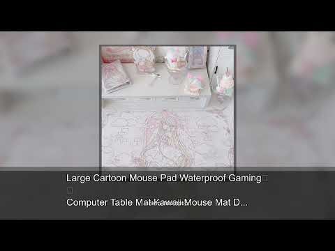 Large Cartoon Mouse Pad Waterproof Gaming Computer Table Mat Kawaii Mouse Mat Desk Costers Offi