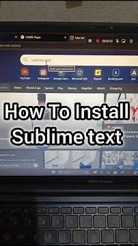 How to install Sublime Text in Windows 11 #windows #tech #sublimetext #ascii #montoring