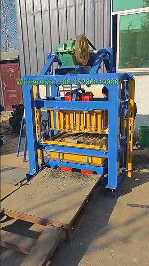 makina de hacer block bloques blocos de ciment beton manual cement concrete hollow block machine