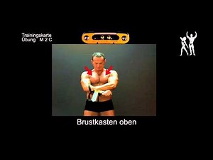 Isokinator Training - Übung M2C für Muskelaufbau der oberen Brustmuskeln