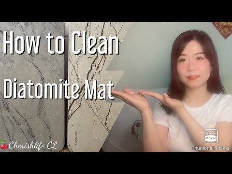 HOW TO CLEAN DIATOMITE MAT || \n🍒CherishlifeCL
