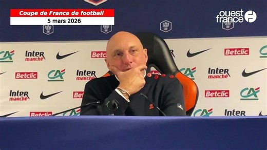VIDÉO. FC Lorient. Pantaloni après l’élimination en Coupe de France « On ne peut être que déçus, c’est cruel »