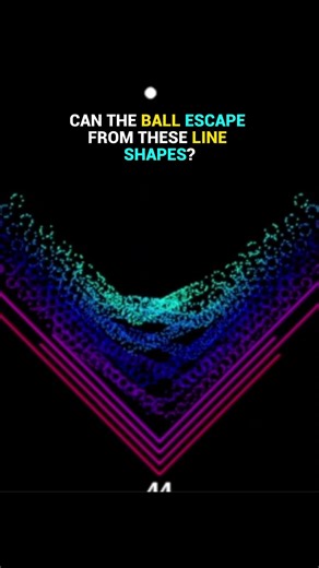 Physics Simulation That's Oddly Satisfying #relaxing #python #shorts