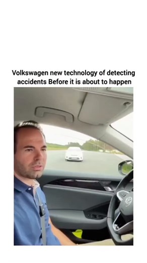 Dozen on Instagram: "Volkswagen is developing a new safety technology that can detect a potential accident before it actually happens. This system uses a combination of sensors, cameras, radar, and artificial intelligence to constantly monitor the vehicle’s surroundings, road conditions, and the behavior of nearby vehicles and pedestrians. By analyzing speed, distance, sudden movements, and driver actions in real time, the system can predict situations where a collision is likely to occur within