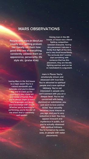 Understanding Mars Placements: Astrology Insights and Interpretations