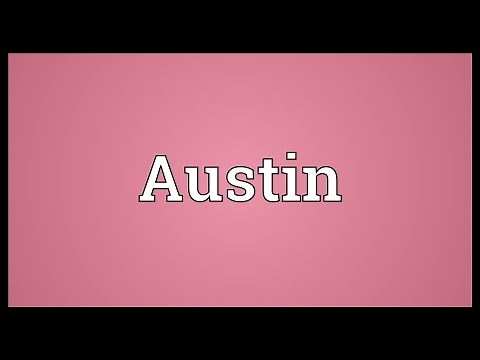 Austin Meaning