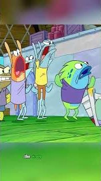 A tiny Krusty Krab shows up in Bikini Bottom. #anime #foryou