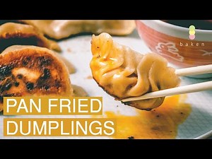 Easy PAN FRIED DUMPLINGS at home for beginners, step by step guide!