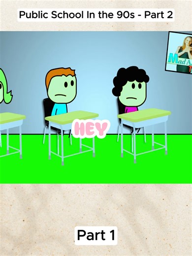 Public School In the 90s - Part 2 #anime #animation #cartoon #fyp | animation