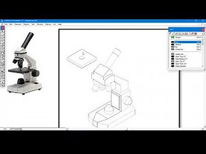 Arbortext Isodraw Tutorial - Illustration of a Microscope