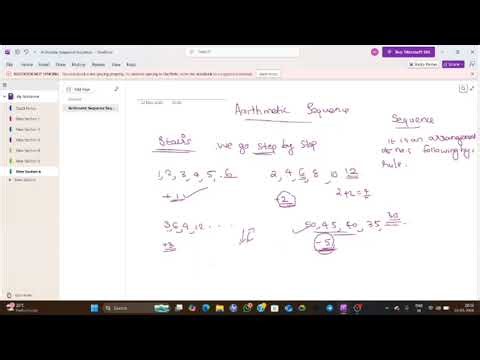 ARITHMETIC SEQUENCE PART 1 ✨ Easy explanation with examples.