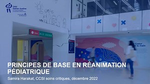 Principes de base en réanimation pédiatrique