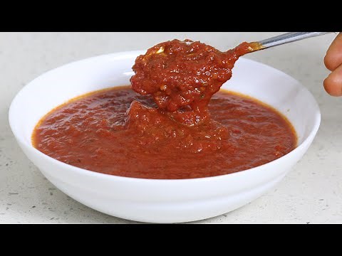 5 minutes pizza sauce recipe | homemade pizza sauce recipe