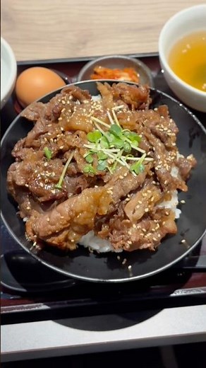 博多駅に焼肉屋ランチに行ってきました‼️ #shorts #博多焼肉 NURUBON #焼肉 #牛丼 #石焼ビビンバ #博多駅 #ランチ #グルメ